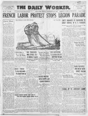 The Daily Worker Newspaper September 12, 1927 kapağı
