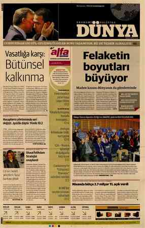  kalkı İstanbul Sanayi Odası'nın (İSO), “21'inci Yüzyılla Büyük Yüzleşme” temasıyla toplanan 12'nci Sana- yi Kongresi'nde,...