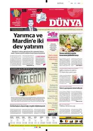 SAYFA 01 SİYAH — MAVİ — KIRMIZI Kurucusu / NEZİHDEMİRKENT EKONOMİGEPOLİTİKA '10 yıldır kullanılmayan konut satılsın'...