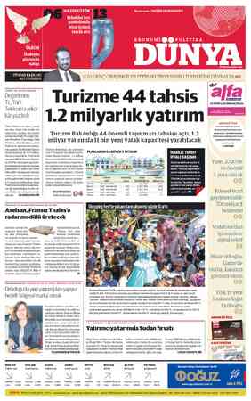  TÜGİAD BAŞKANI ALİ YÜCELEN YÜZDE 186 ARTIŞ SAĞLADI Değerlenen G20 GENÇ GİRİŞİMCİLER İTTİFAKI ZİRVESİNİN LİDERLİĞİNİ...
