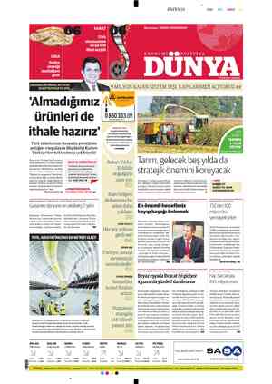  SANAT Türk sinemasının en iyi100 filmi seçildi ŞEKERBANK GENEL MÜDÜRÜ HALİT HAYDAR YILDIZ: 'Almadığımız ürünleri de ithale