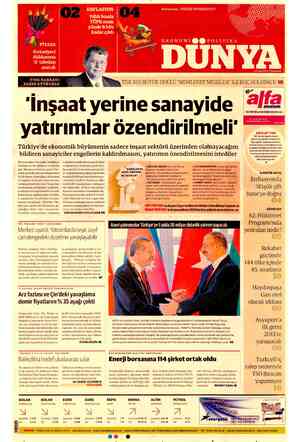  TİSK BAŞKANI YAĞIZ EYÜBOĞLU 'İnşaat yerine sanayide yatırımlar özendirilmeli' Türkiye'de ekonomik büyümenin sadece inşaat...