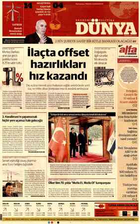  ZİRAAT BANKASI GENEL MÜDÜRÜ HÜSEYİN AYDIN: SÜRPRİZ YAPMADI Merkez Bankası yine pas geçti politika faizini 8.25'te sabit tuttu