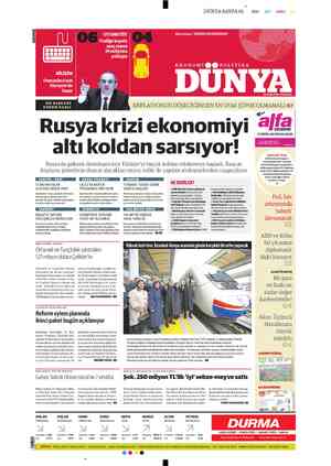  BİLİŞİM Osmanlıca'nın klavyesi de hazır MB BAŞKANI ERDEM BAŞÇI OTOMOTİV Trafiğe kayıtlı araç sayısı 19 milyona yaklaştı DÜNYA