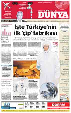  CHP MİLLETVEKİLİ DENİZ BAYKAL: Çeyrek dönemler itibarıyla büyüme (x) 6 5 4 3 2 1 0 M BOB W asAl İlk eyrâ|< büyümesi yüzde...