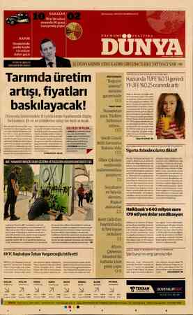  BTSO BAŞKANI İBRAHİM BURKAY: Tarımda üretim artışı, fiyatları baskılayacak! Dünyada önümüzdeki 10 yılda tarım fiyatlarında