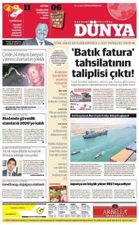  TGDF BAŞKANI ŞEMSİ KOPUZ: 11 TRİLYON DOLARLIK ZARAR ETTİLER Çin'de 24 mi yon bireysel yatırımcı borsadan çekildi Çin...