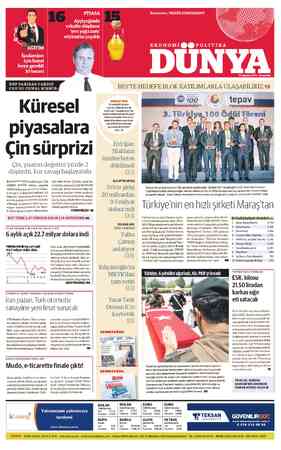  BNP PARIBAS CARDIF CEO'SU CEMAL KİŞMİR: Küresel piyasalara Çin sürprizi Çin, yuanın değerini yüzde 2 düşürdü, kur savaşı...