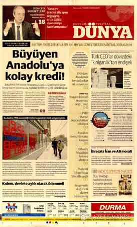  ALDO ENERJİ BAŞKANI HALUK VELİ DOĞAN: Büyüyen Anadolu'ya kolay kredi! Rekabetçi Sektörler Programı 2. fazda, 1.2 milyarlık
