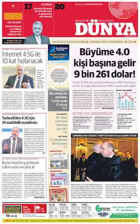  TOFAŞ CEO'SU CENGİZ EROLDU: İLETİŞİMDE YENİ DÖNEM BUGÜN BAŞLADI İnternet 456 ile 10 kat hızlanacak l Türkiye, bugün cep...