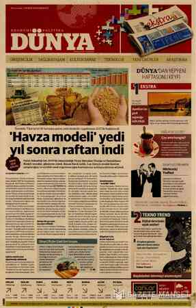  Kurucusu / NEZİHDEMİRKENT EKONOMİGEPOLİTİKA DUNY. GİRİŞİMCİLİK SAĞLIK&YAŞAM Türkiye'de tarım alanları (Bin ha) 17.935 26.579