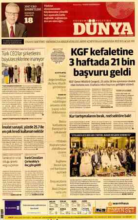  CUMHURBAŞKANI TAYYİP ERDOĞAN: 017CEO | SOHBETLERİ İŞ BANKASI Adnan Bali: KÜRESEL CEO ARAŞTIRMASI SONUÇLARI AÇIKLANDI: Türk