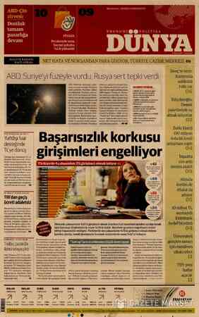  Dostluk tamam pazarlığa devam MALİYE BAKANI NACİ AĞBAL: PİYASA Perakende satış hacmi şubatta 901.6 yükseldi Kurucusu /...