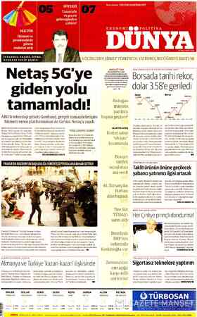  İSTANBUL VALİSİ, İSTKA BAŞKANI VASİP ŞAHİN: İKİ ÇİNLİ DEV ŞİRKET TÜRKİYE'DE YATIRIM İÇİN DÜĞMEYE BASTI Netaş 5G'ye giden yolu