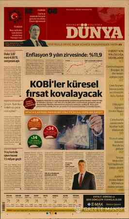  Rustatilciler için birinci sırada hep Türkiye var! KOÇ HOLDİNG YKB VEKİLİ ALİ KOÇ: PİYASALARDA DÜN Dolar 3.87 euro4.50TL...