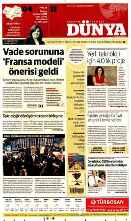  Töo o MY EXECUTIVE/ MÜGE YALÇIN: Vade sorununa 'Fransa modeli' önerisi geldi İş dünyası piyasada 30 aya kadar ulaşan uzun...