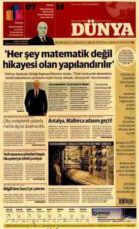  DOĞUŞ GRUBU CEO'SU HÜSNÜ AKHAN: "Her şey matematik değil hikayesi olan yapılandırılır" Türkiye Bankalar Birliği Başkanı...