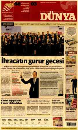  RAHMİ M. KOÇ BİLİM MADALYASI VERİLDİ Fotoğraflar: Mehmet BARS Türkiye ihracatının glo- Kategoriler ve İhracatın gurur gecesi