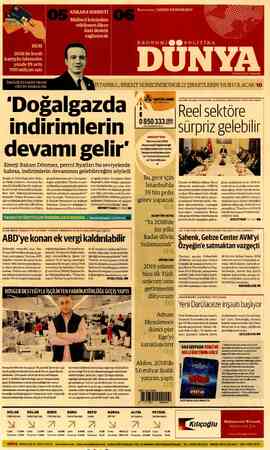  İNGİLİZ TİCARET ODASI CEO'SU EMRAH ÖZ: 'Doğalgazda indirimlerin devamı gelir" Enerji Bakanı Dönmez, petrol fiyatları bu...