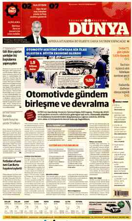  TOSYALI HOLDİNG YK BAŞKANI FUAT TOSYALI: Gül: Bize yapılan yanlışları biz başkalarına yapmayalım İstanbul yerel seçimlerinde