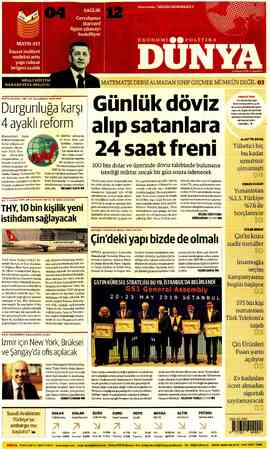  MİLLİ EĞİTİM BAKANI ZİYA SELÇUK: FATİH ÖZATAY, IMF İLE ANLAŞMAYI SAVUNDU Durgunluğa karşı 4 ayaklı reform Ekonominin  Seyir