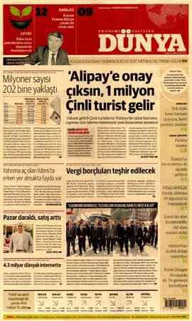  ANKARA BÜYÜKELÇİSİ ABZAL SAPAR'BEKULY: İLK YARIDA 21 BİN 50 KİŞİLİK ARTIŞLA 201 BİN 176 OLDU Milyoner sayısı KAZAKİSTAN'DAN