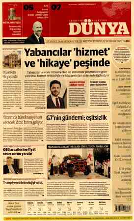  DHL EXPRESS TÜRKİYE CEO'SU CLAUS LASSEN: EN BÜYÜK ÖZEL BANKA İş Bankası 95 yaşında Türkiye İş Bankası, 95'inci yaşı- nı...