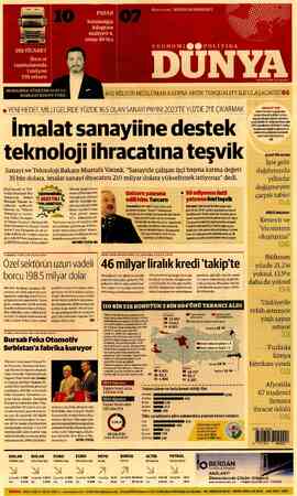  MODANİSA YÖNETİM KURULU BAŞKANI KERİM TÜRE: e YENİ HEDEF, MİLLİ GELİRDE YÜZDE 16.5 OLAN SANAYİ PAYINI 2023'TE YÜZDE 2''E...