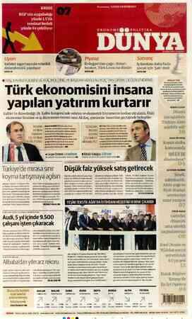  Kefalet sigortasında nitelikli dolandırıcılık yapılıyor SAYFA/TI Erdoğan'dan çağrı: Doları bırakın, Türk Lirası'na dönün...