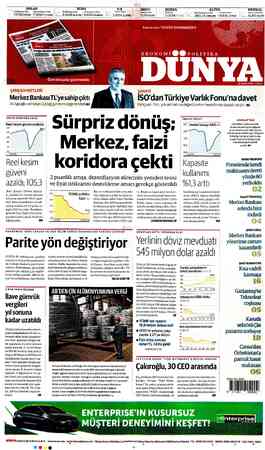  E DOLAR EURO €/$ TCMBSatış (Dün) Serbest Piyasa (Dün) v / TCMBSatış (Dün) Serbest Piyasa (Dün) J Parite (Dün) 7.6768(76708)