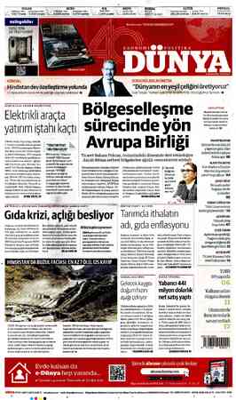  - DOLAR / TCMBSatış (Dün) 0917 (7.1453) / SerbestPiyasa (Dün) 7.0550 (7.1460) EURO Z 84916 (8.5718) | /7 ToMBSatış (Dün)...