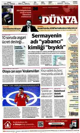  DOLAR EURO €/$ | ., REPO ALTIN | PETROL Serbest Piyasa (Dün) TCMBSatış (Dün) Serbest Piyasa (Dün) D % Parite (Dün) | Gecelik
