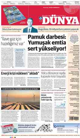  L DOLAR /) TCMBSAatış (Dün) Serbest Piyasa (Dün) “ | 9.0384 (9.0158)  9.0800 (9.0150) EURO | TCMBSatış (Dün) Serbest Piyasa