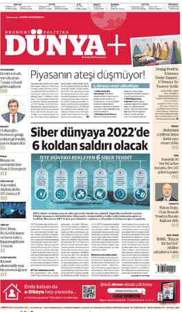  DOLAR W 'TCMBSatış (Dün) 16.3652 (15.2392) CEPEKONOMİSİ Devlettahvili, mevduattan 7 puan yüksek getiri sağlıyor ANEKDOT...
