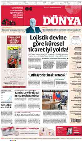  - DOLAR EURO €/$ REPO BORSA ”| TCMBSatış (Dün) Serbest Piyasa (Dün) TCMBSatış (Dün) | SerbestPiyasa (Dün) Parite (Dün)...