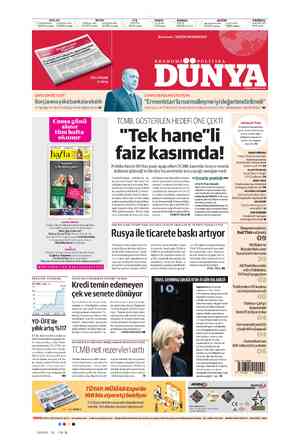  DOLAR EURO REPO BORSA ALTIN PETROL 4 /WTCMBSınş(Dun) Serbest Piyasa (Dün) TCMESatış (Dün) Serbest Piyasa(Dün) Parite(Dün) 1