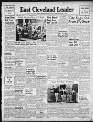 East Cleveland Leader Newspaper March 4, 1954 kapağı