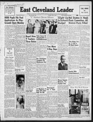East Cleveland Leader Newspaper June 10, 1954 kapağı