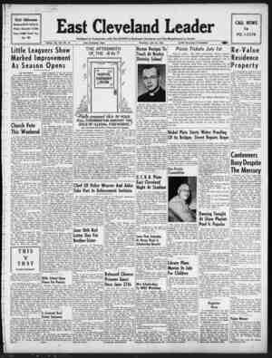 East Cleveland Leader Newspaper June 24, 1954 kapağı