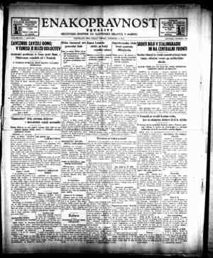 Enakopravnost Gazetesi 11 Aralık 1942 kapağı