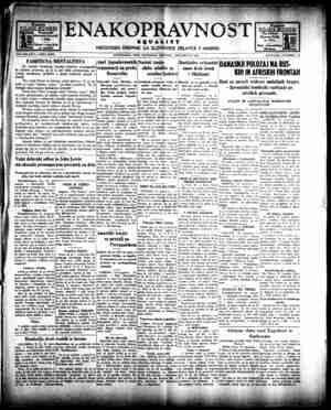 Enakopravnost Newspaper January 16, 1943 kapağı