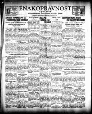 Enakopravnost Newspaper January 18, 1943 kapağı