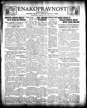 Enakopravnost Gazetesi 20 Ocak 1943 kapağı