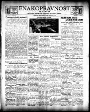 Enakopravnost Newspaper February 9, 1943 kapağı