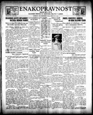 Enakopravnost Gazetesi 10 Şubat 1943 kapağı