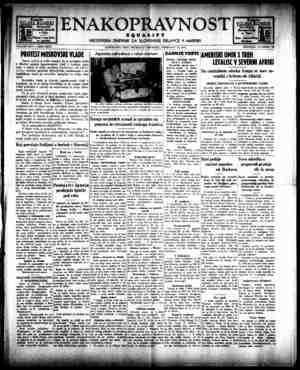 Enakopravnost Newspaper February 18, 1943 kapağı