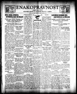 Enakopravnost Gazetesi 2 Mart 1943 kapağı
