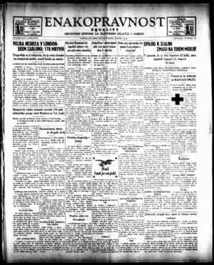 Enakopravnost Gazetesi 5 Mart 1943 kapağı
