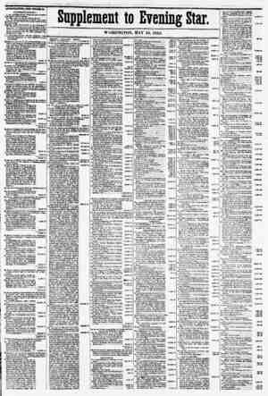  Supplement to Evening Star. WASHINGTON, MAY 18, 1855. ap??o?riatio*?-mw omen, *?. PTAIEMXNT8 &HOWIN1? L Ap roprtaltona m?de