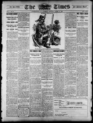 The Evening Times Newspaper 6 Ağustos 1895 kapağı
